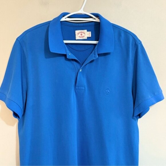 Brooks Brothers Vibrant Blue CottonPolo Short Sleeve Collar T-Shirt - Picture 3 of 12